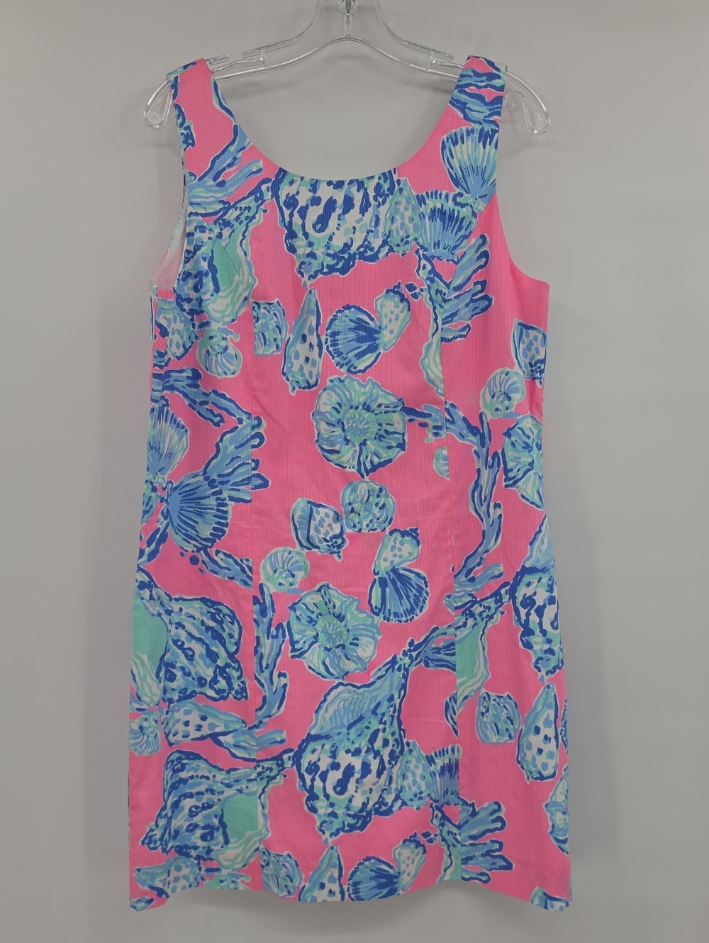 Lilly Pulitzer Cathy Shift Pink Pout Barefoot Princess Dress Size 12